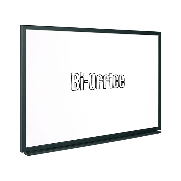 Bi-Office Whtboard 600x450 Blk Frame