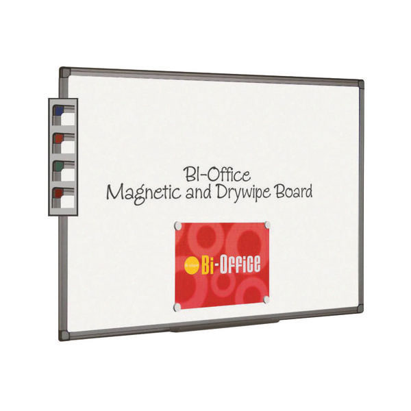Bi-Office Mag Whtbrd 1200x900mm Alum