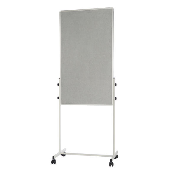 Bi-Office Duo Easel 1200x790mm Grey