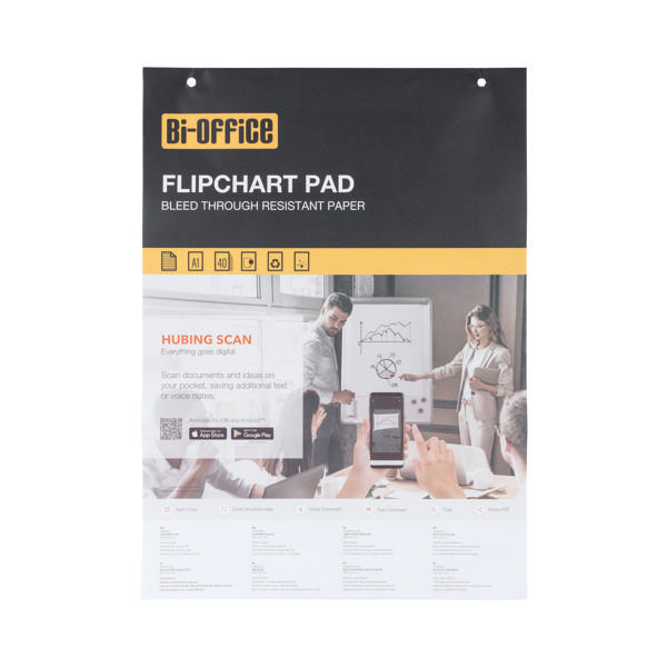 Bi-Office A1 Grid 40Sh Flip Pads Pk5