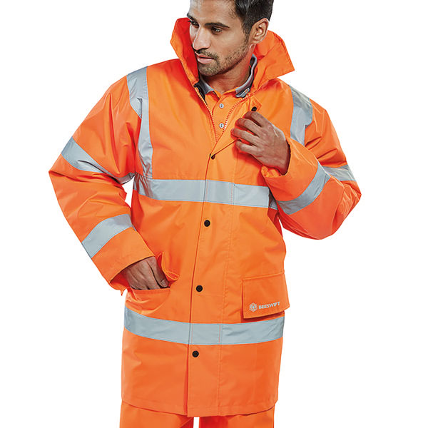 Constructor Hi Vis Jacket Orange 4XL