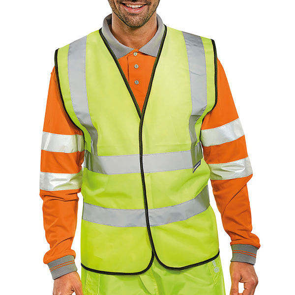 Hi Vis Waistcoat App G SYellow L