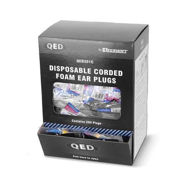 QED Corded Disposable Earplug Pk200