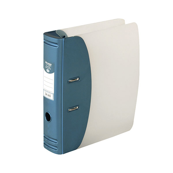 Hermes Lever Arch File HD A4 Met Blu