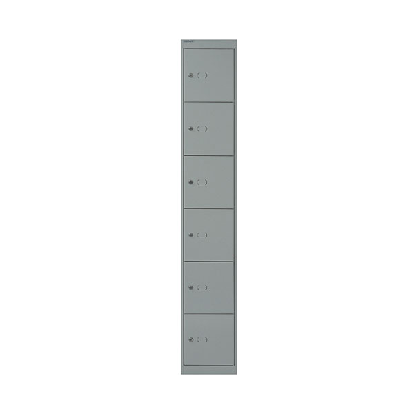 Bisley 6 Door Locker Goose Grey