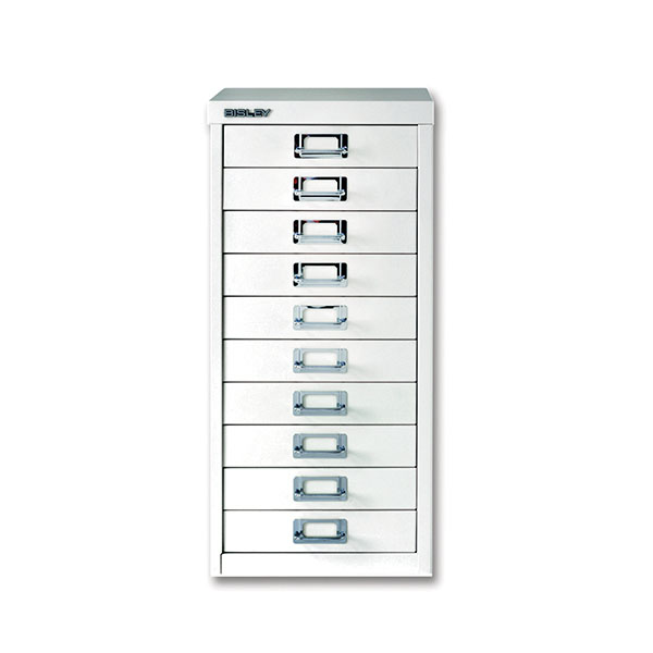 Bisley 10 Mdr Cabinet Chalk White