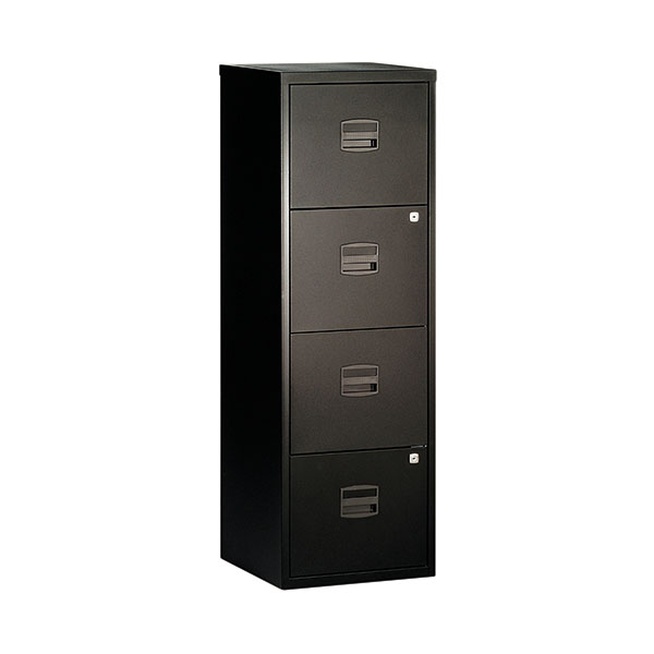 Bisley 4 Drw Home Filing Black