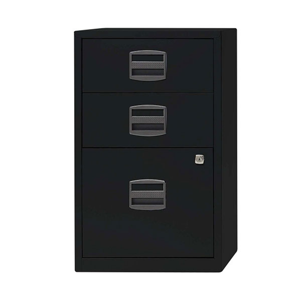 Bisley 3 Drw Home Filing Black