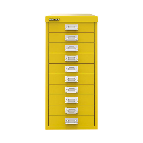 Bisley 10 Mdr Cabinet Canary Yellow