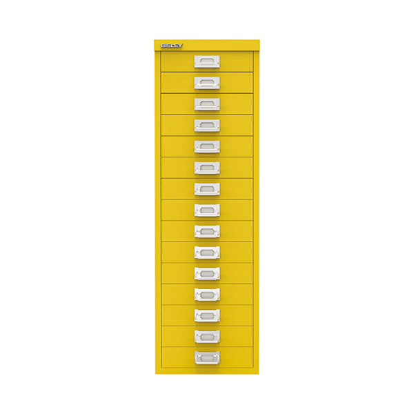 Bisley 15 Mdr Cabinet Canary Yellow