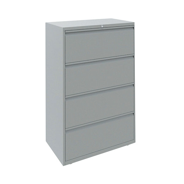 Bisley 4 Drw Filing Cab Goose Grey