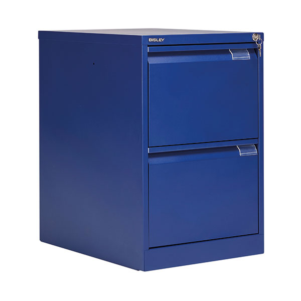 Bisley 2 Drw Filing Cab Blue