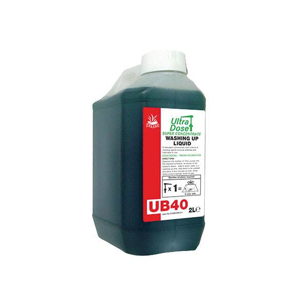 UB40 Wash Up Liq Concentrate 2L Pk4