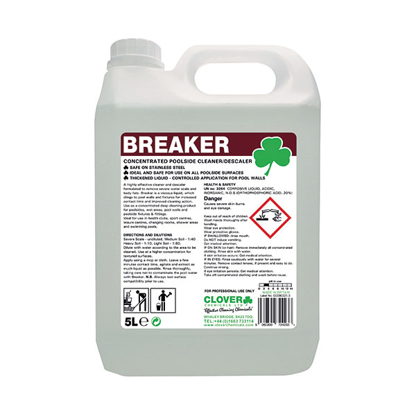 Clover Breaker Poolside Cleaner 5L