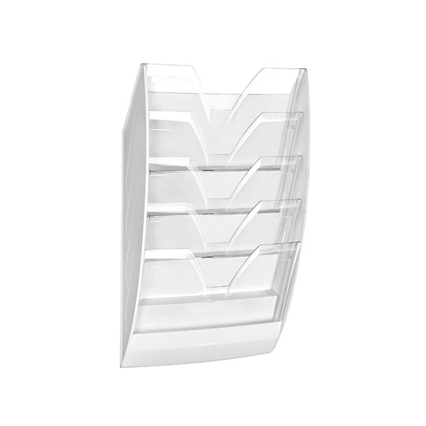 CEP Wall File 5-Part White/Crystal