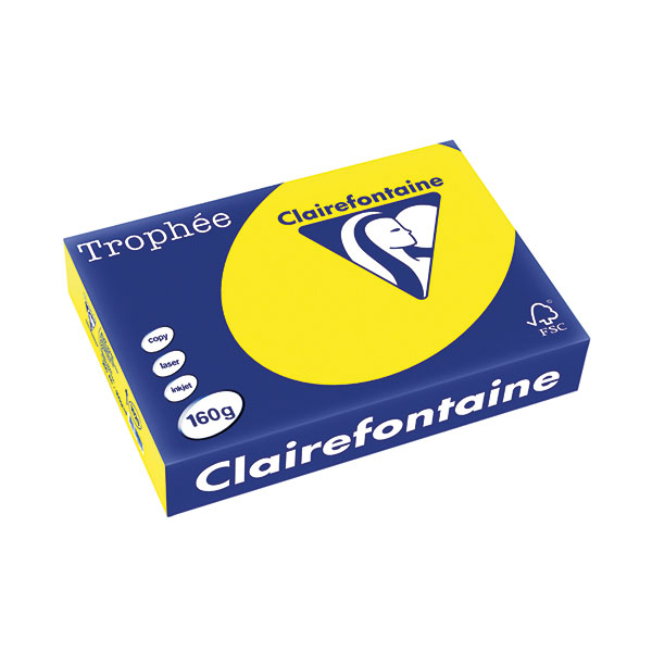 Trophee Card A4 Intnsv Yellow P250