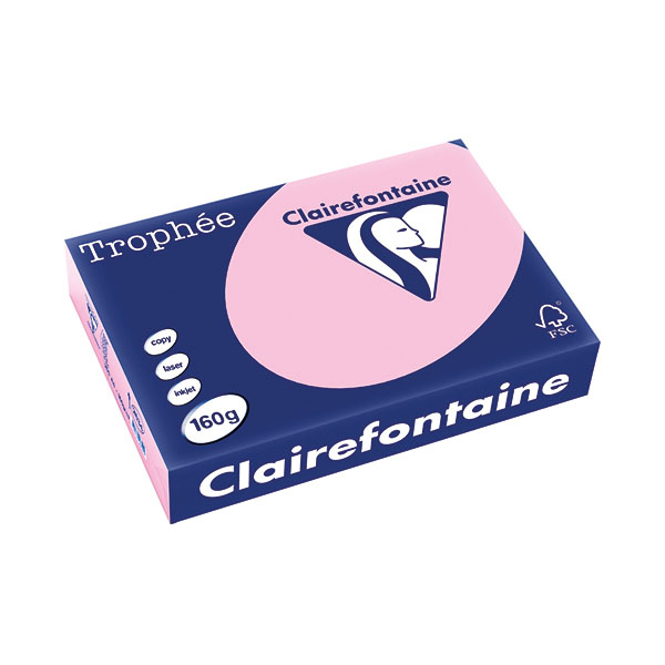 Trophee Card A4 160gm Pink Pk250