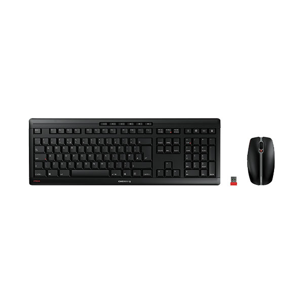 Cherry Stream USB Kbrd/Mouse Set Blk