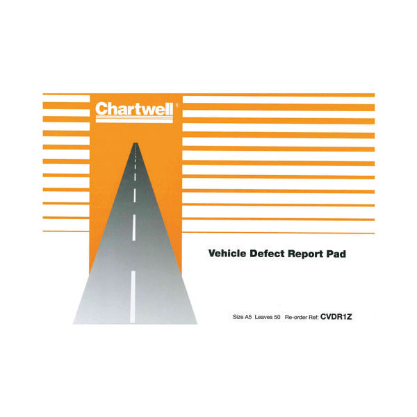 Chartwell Vehicle Defect Report Pad