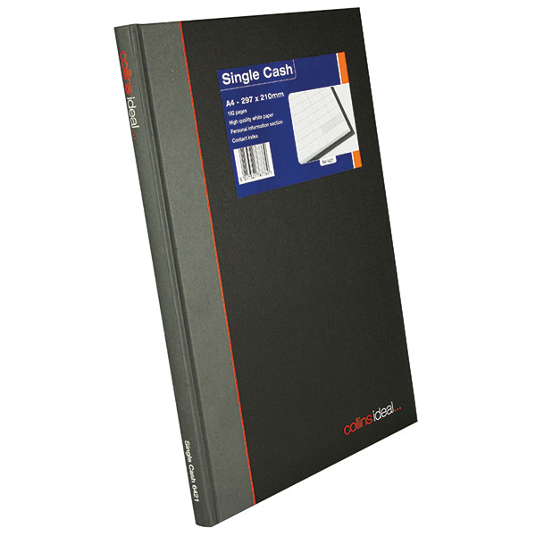 Collins Ideal A4 Sin Cash Book 6421