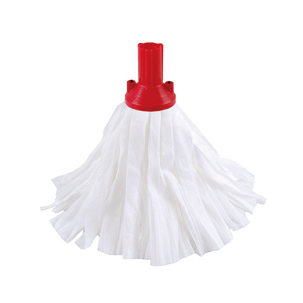 Exel Stnd Big White Mop Head Red P10