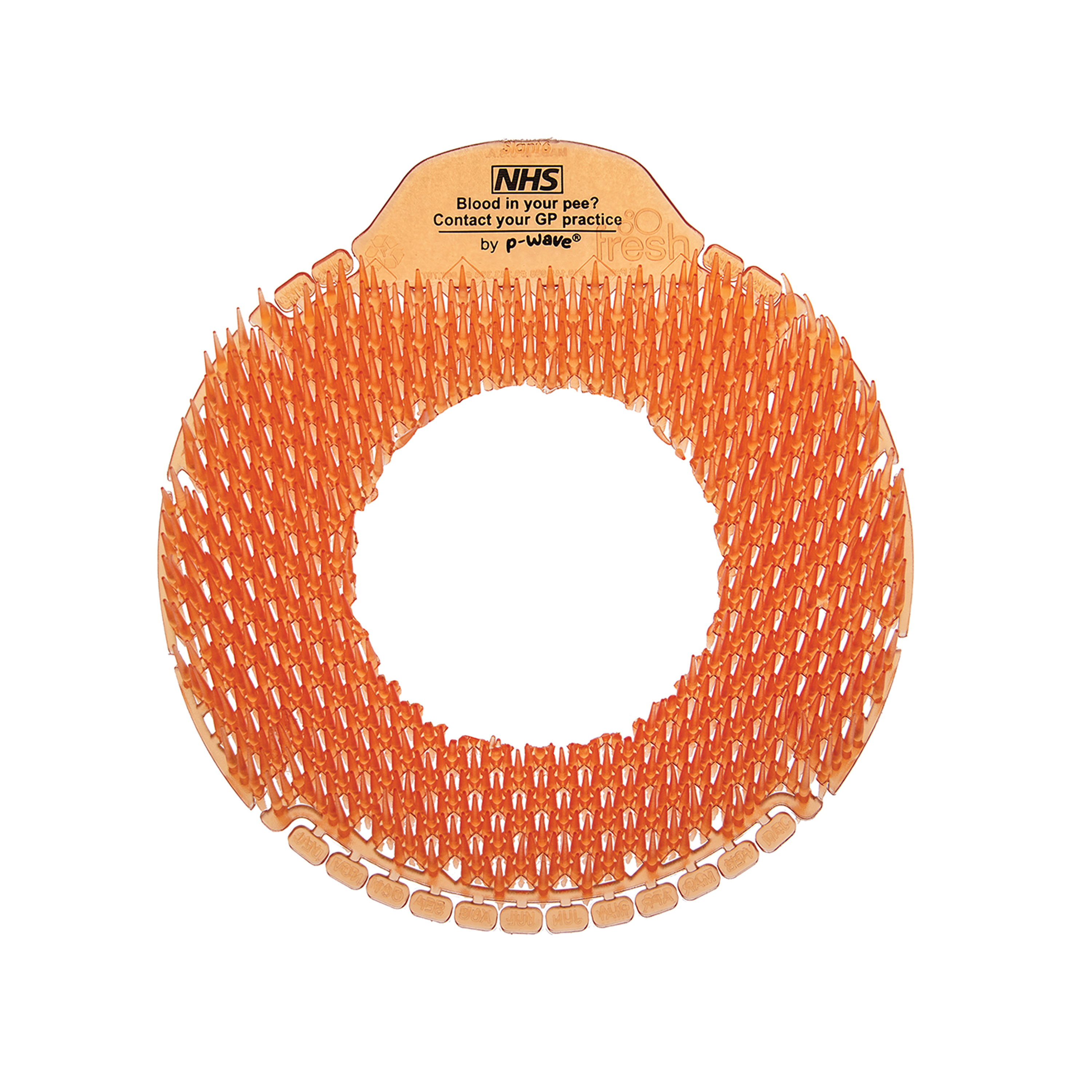 P-Wave Slant6 Urinal Screen Mng Pk10