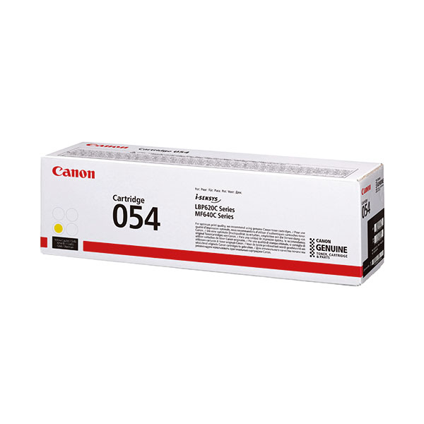 Canon 054 Toner Cartridge Yellow