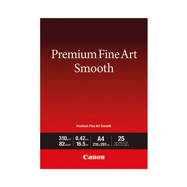 Canon Prem Fine Art Ppr Smoo A4 Pk25