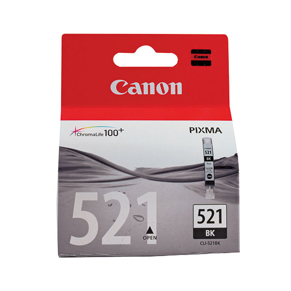 Canon CLI-521BK Inkjet Cart Black