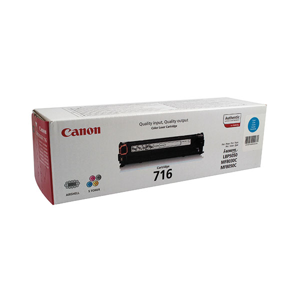 Canon 716C Toner Cartridge Cyan