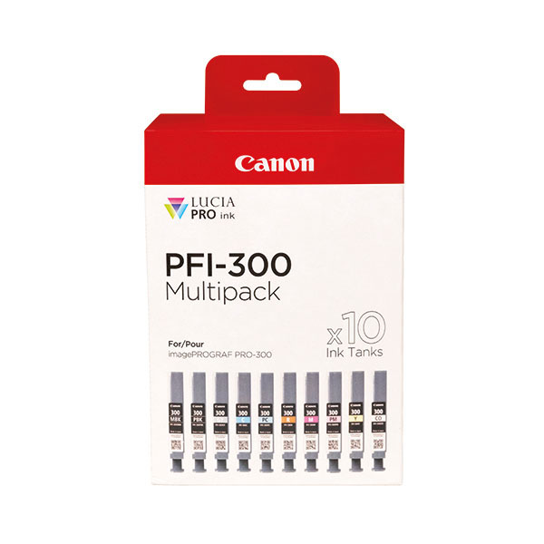 Canon PFI-300 Multipack Ast Pk10