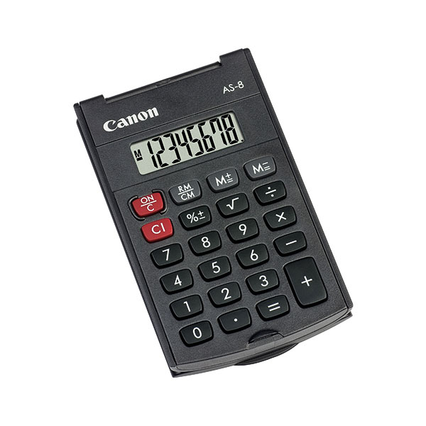 Canon AS-8 8 Digit Handheld Calc