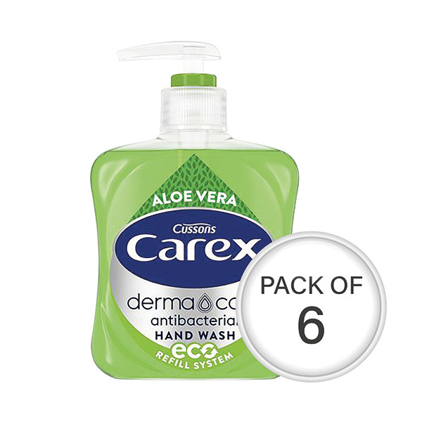 Carex Aloe 250ml Pack of 6