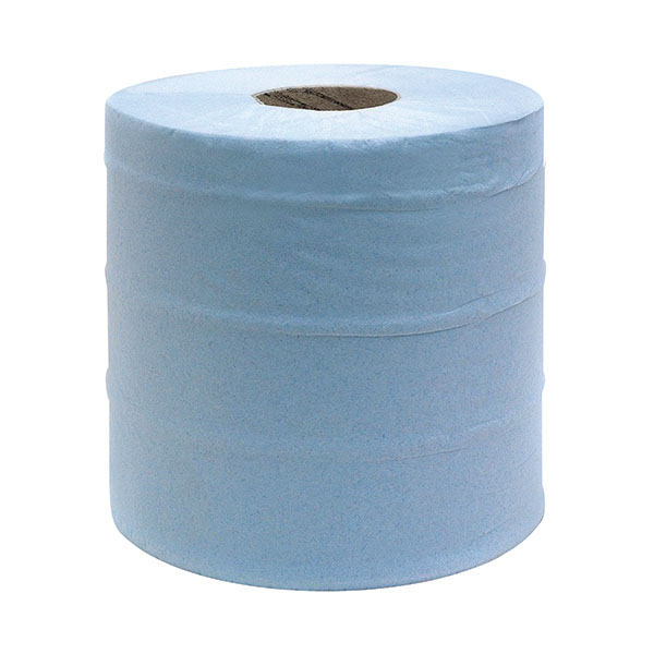 Maxima Centrefeed 2Ply Blue 150m Pk6