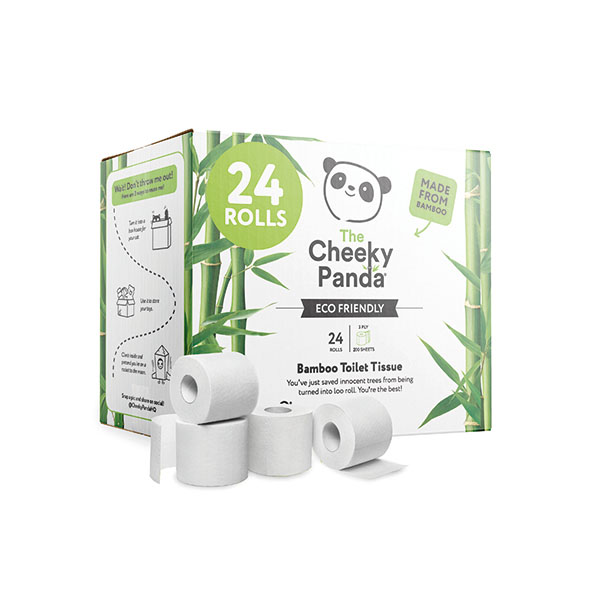 Cheeky Panda Toilet Tissue 200S Pk24