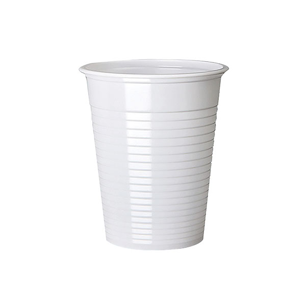 Mycafe Plastic Cups White 7Oz Pk1000