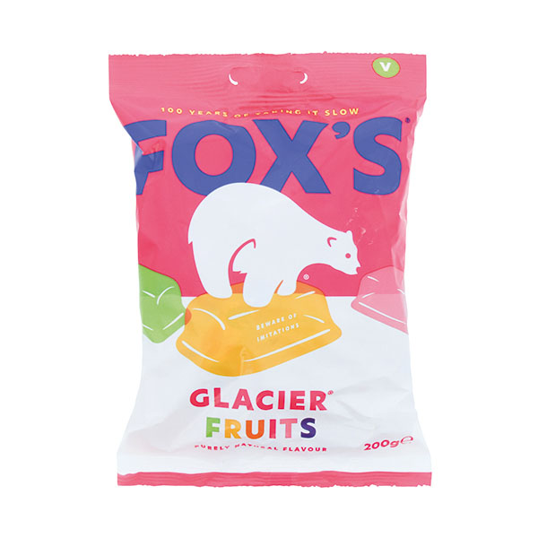 Foxs Glacier Fruits 200g Pk12