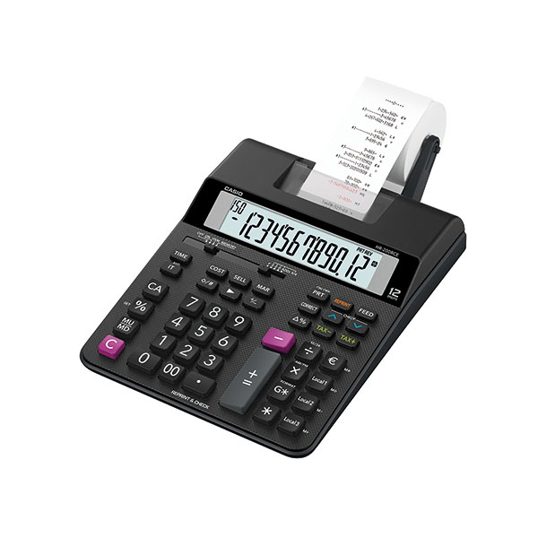 Casio HR-200RCE Print Calc Dtop Blk