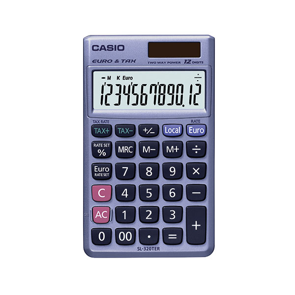 Casio 12-Digit Pocket Calculator