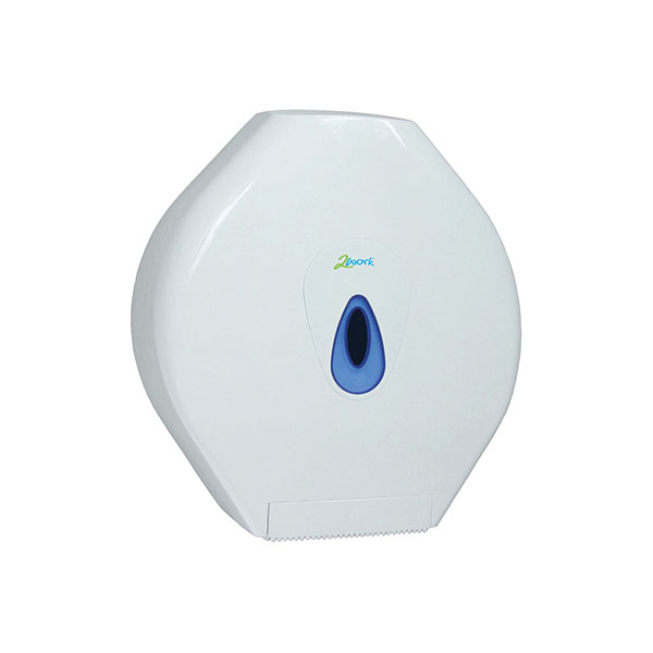 2Work Jumbo Toilet Roll Dispensr Wht