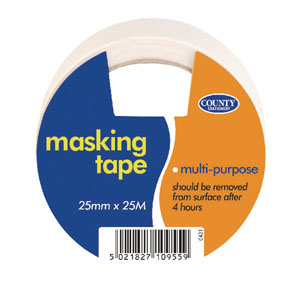 Masking Tape 25mmx25m Pk12