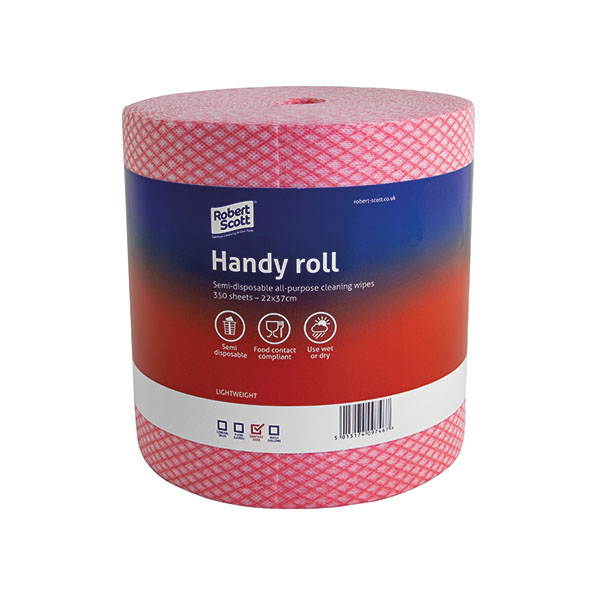 Robert Scott H/Roll 350 Shts Red Pk2