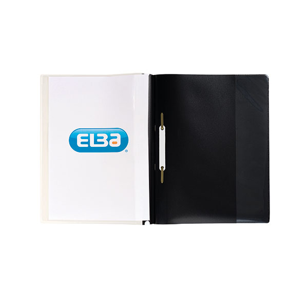 Elba Quotation Folder A4 Black Pk25