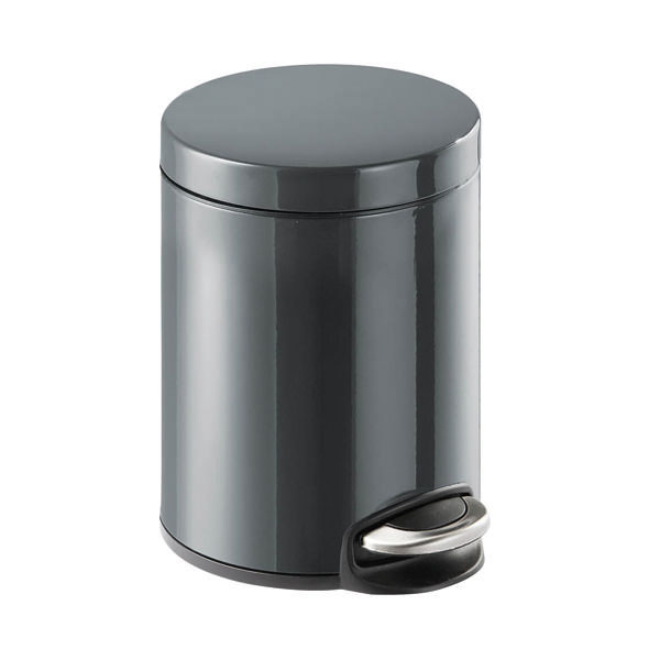 Durable Pedal Bin Metal Rnd 5L Cha