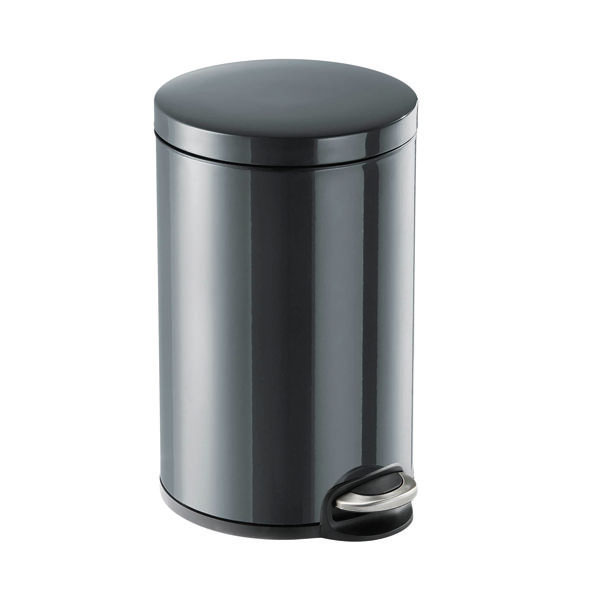 Durable Pedal Bin Metal Rnd 12L Cha