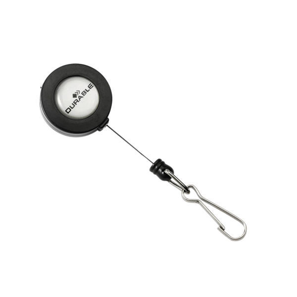 Durable Badge Reel Snap Fastnr Pk10