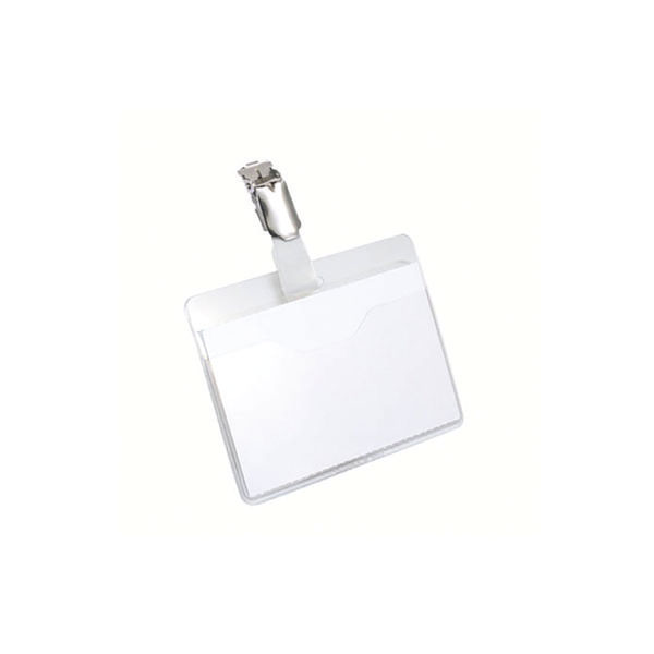 Durable Name Badge 60x90mm Clip Pk25