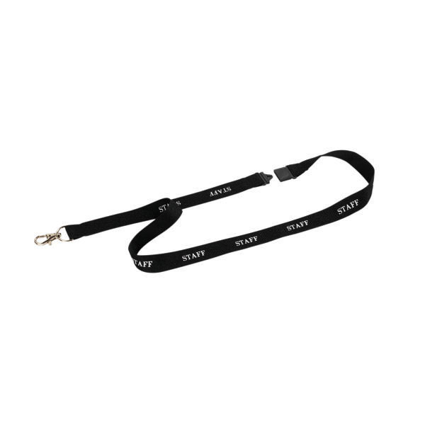 Durable Tex Staff Lanyard Blk Pk10