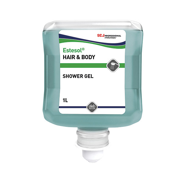 Deb Estesol Hair/Body Wash 1L Pk6