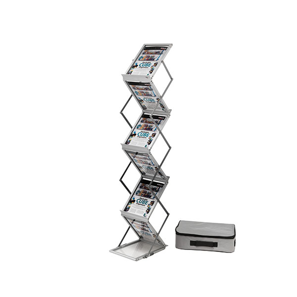 Deflecto 6 Shelf Folding Floor Stand